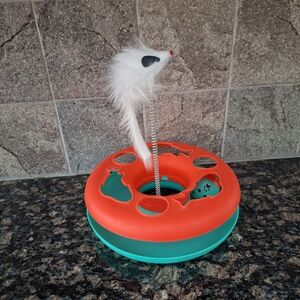 Interactive Cat Toy with Mouse and Ball